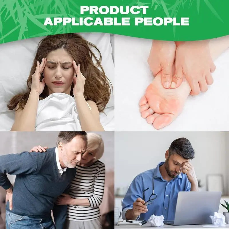 20PCS Natural Herbal Foot Detox Patches,Gingerbamboo Deep Cleansing Pads for Stress Relieftoxin Removal, Better Sleep & Wellness Fitnesstreatment Healthcare Solution Therapeutichealthy Therapy