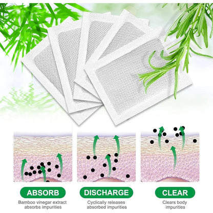 20PCS Natural Herbal Foot Detox Patches,Gingerbamboo Deep Cleansing Pads for Stress Relieftoxin Removal, Better Sleep & Wellness Fitnesstreatment Healthcare Solution Therapeutichealthy Therapy